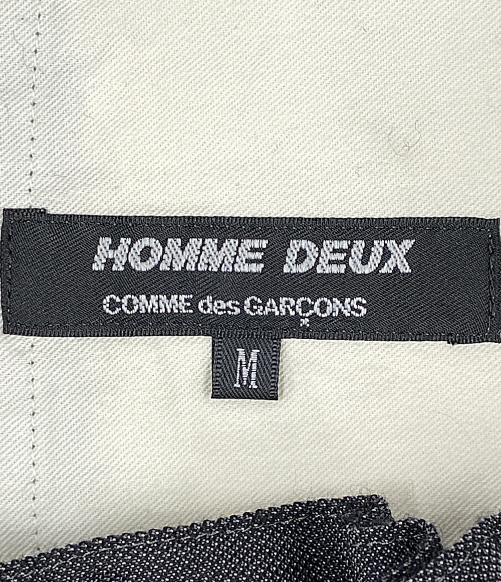 COMME des GARCONS HOMME DEUX パンツ 総柄 グレー DD-P029 メンズ SIZE M コムデギャルソンオム