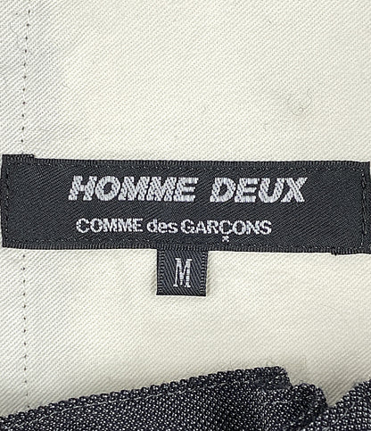 COMME des GARCONS HOMME DEUX パンツ 総柄 グレー DD-P029 メンズ SIZE M コムデギャルソンオム