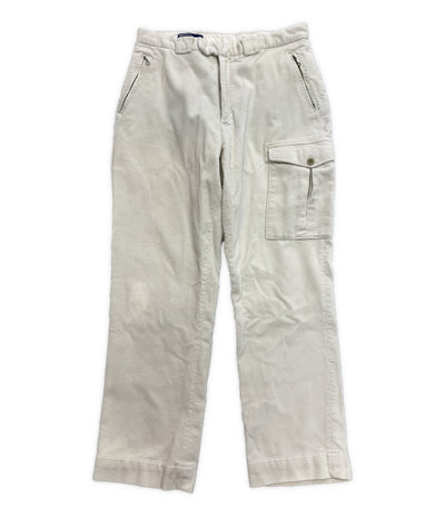 RALPH LAUREN パンツ 太畝コーデュロイ ホワイト カーゴ メンズ SIZE 38/32 ラルフローレン