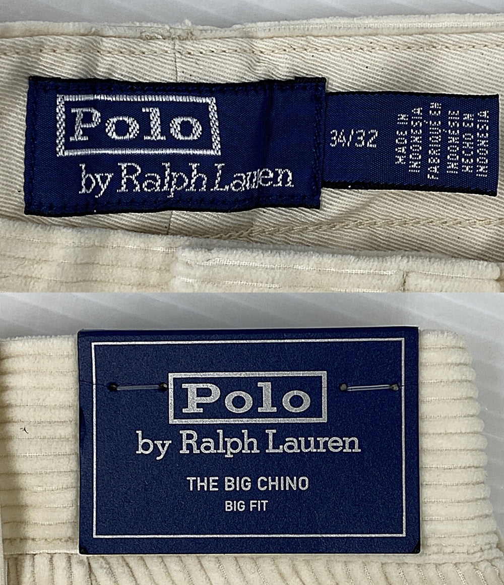 RALPH LAUREN パンツ THE BIG CHINO 太畝コーデュロイ ナチュラル メンズ SIZE 34/32 ラルフローレン