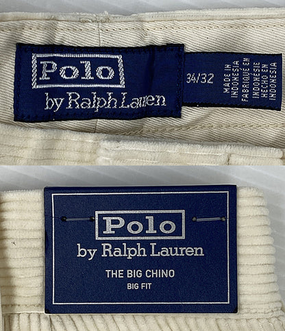 RALPH LAUREN パンツ THE BIG CHINO 太畝コーデュロイ ナチュラル メンズ SIZE 34/32 ラルフローレン