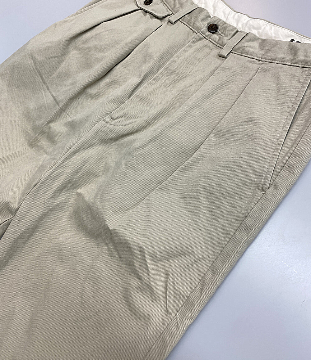 POLO RALPH LAUREN パンツ CHINO アイボリー 2タック 復刻 メンズ SIZE 30/30 ポロ・ラルフローレン
