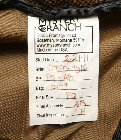MYSTERY RANCH ショルダーバッグ OUTSIDER コヨーテ Made in USA メンズ ミステリーランチ