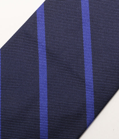 美品 POLO RALPH LAUREN ネクタイ 6 ストライプ ネイビー×ブルー メンズ ポロ・ラルフローレン