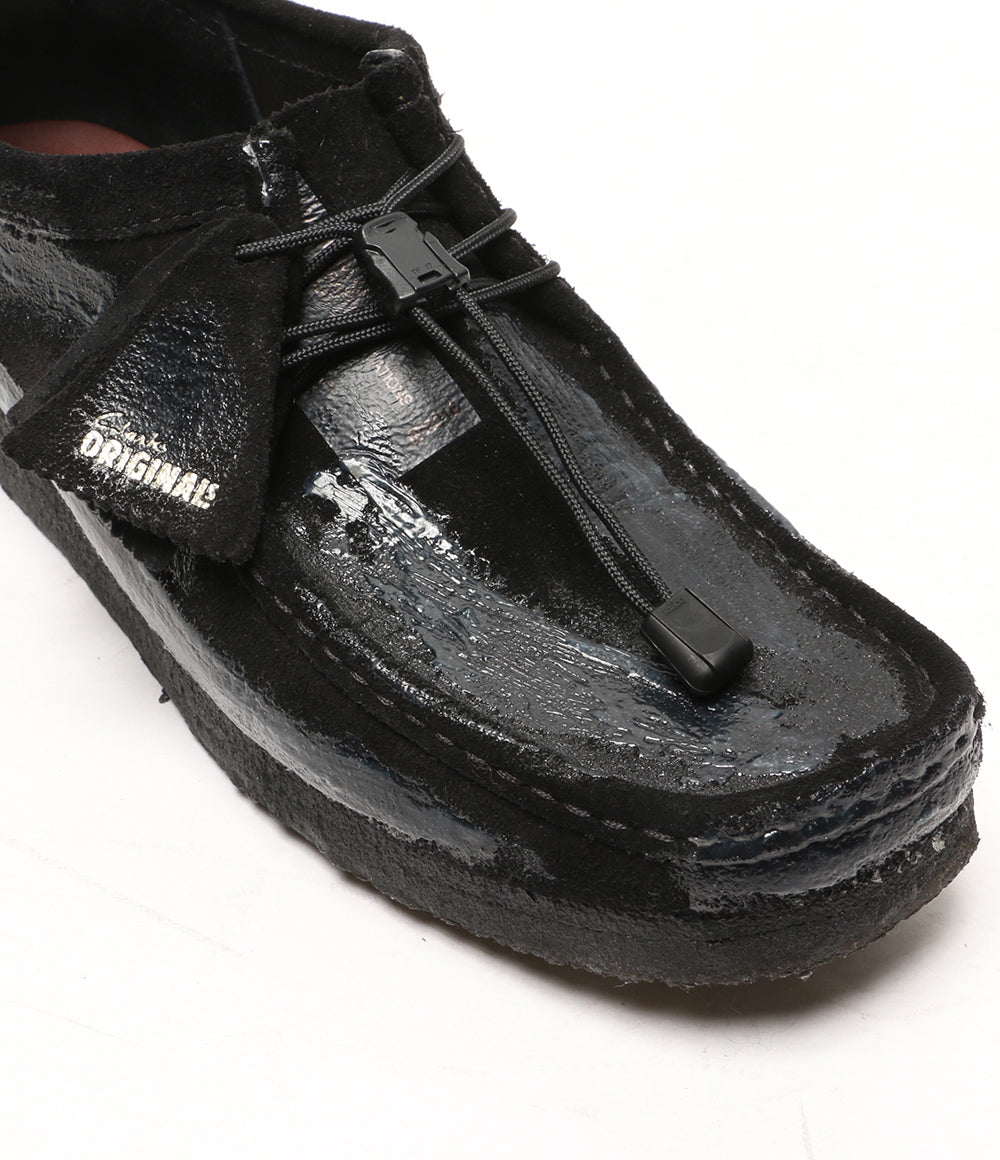美品 Clarks × POLIQUANT ポリクアント モカシン ワラビー Wallabee