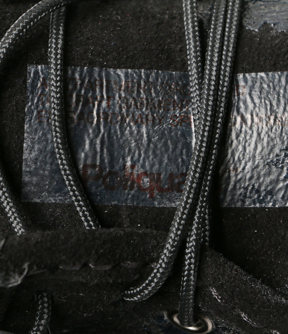 美品 Clarks × POLIQUANT ポリクアント モカシン ワラビー Wallabee Black Suede 11826 メンズ SIZE UK 8 クラークス