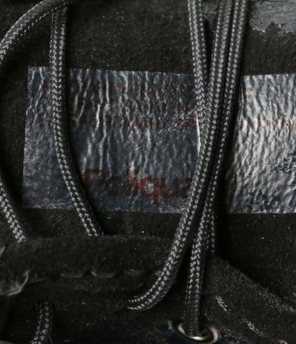 美品 Clarks × POLIQUANT ポリクアント モカシン ワラビー Wallabee Black Suede 11826 メンズ SIZE UK 8 クラークス