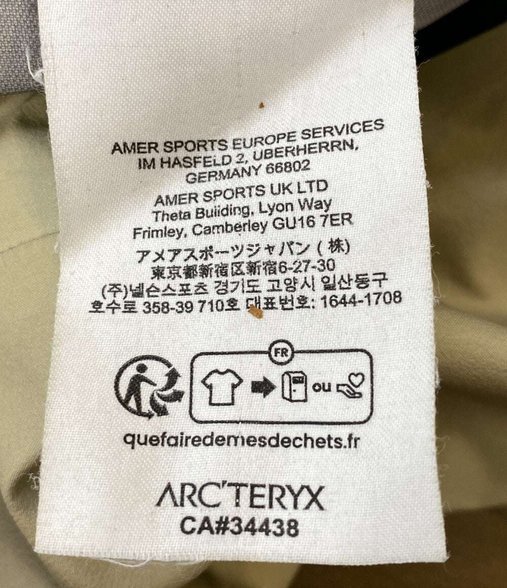ARC'TERYX ナイロンジャケット BETA JACKET カーキ GORE-TEX メンズ SIZE S アークテリクス