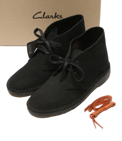 Clarks ブーツ DESERT BOOT BLK SUEDE 261555244060 レディース SIZE UK6 クラークス