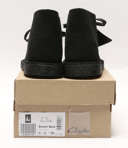 Clarks ブーツ DESERT BOOT BLK SUEDE 261555244060 レディース SIZE UK6 クラークス
