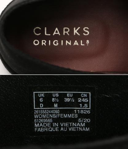 Clarks ブーツ DESERT BOOT BLK SUEDE 261555244060 レディース SIZE UK6 クラークス
