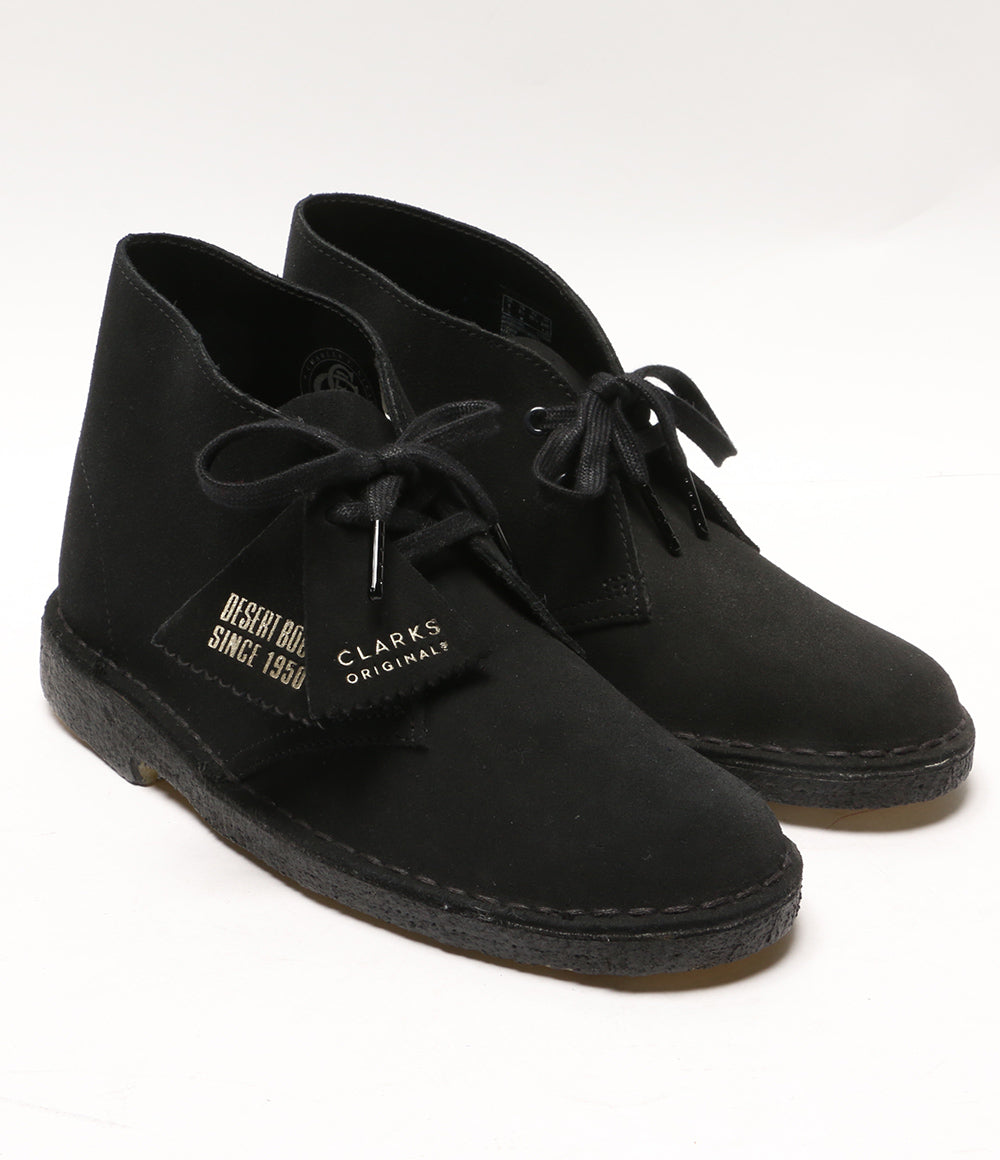 Clarks ブーツ DESERT BOOT BLK SUEDE 261555244060 レディース SIZE UK6 クラークス