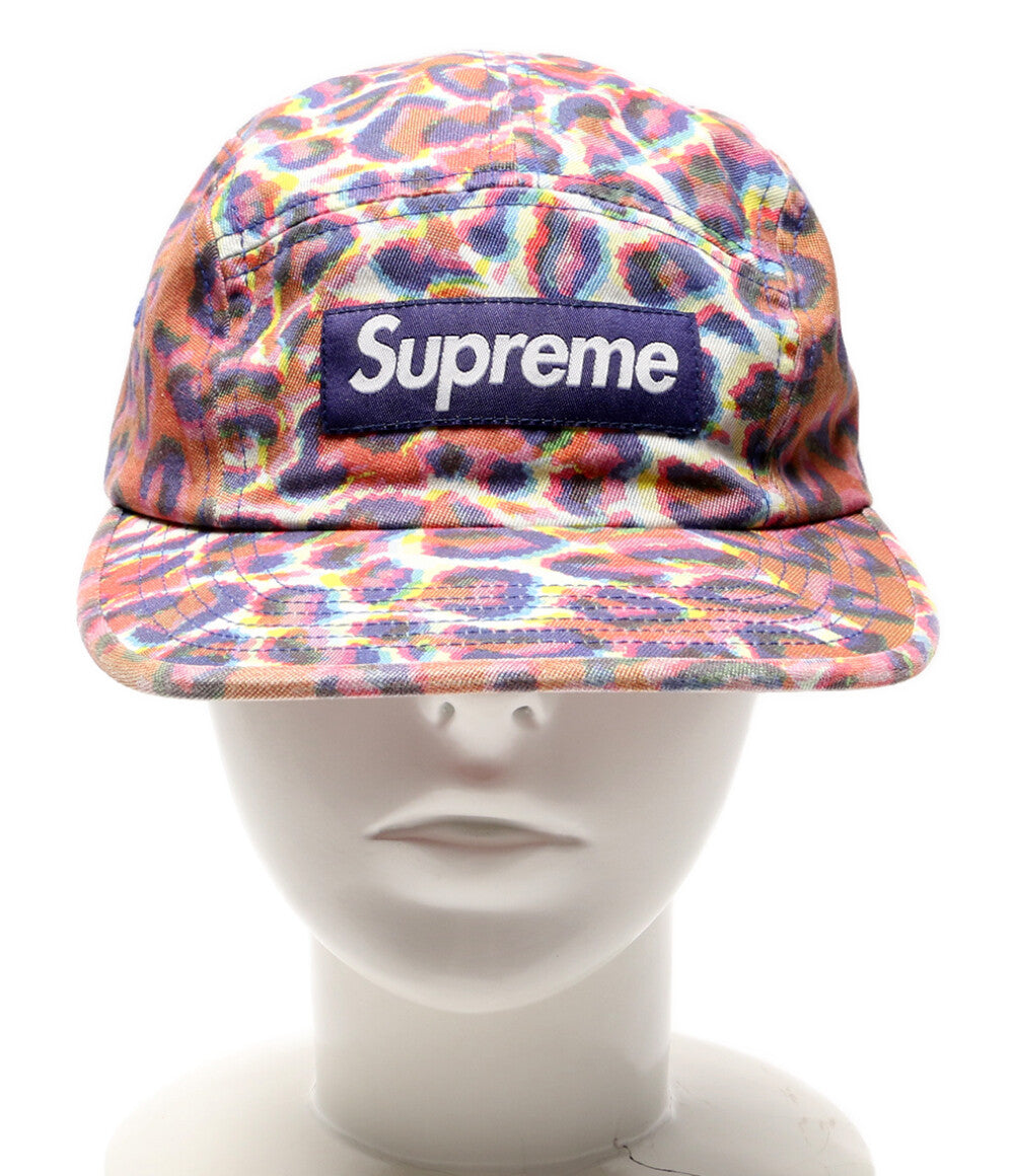 Supreme キャップ WASHED TWILL CAMP CAP レオパード 24FW レディース シュプリーム