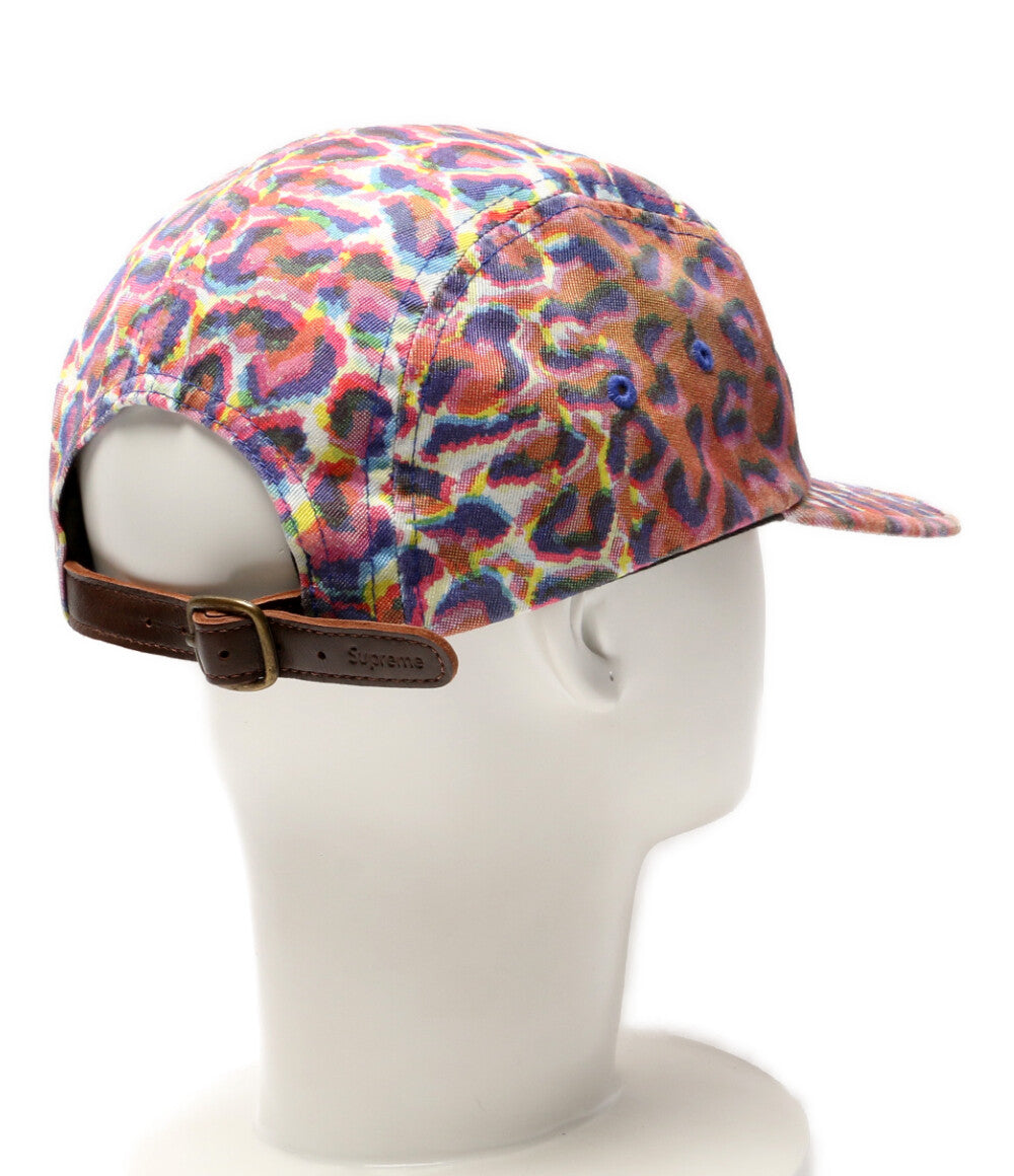 Supreme キャップ WASHED TWILL CAMP CAP レオパード 24FW レディース