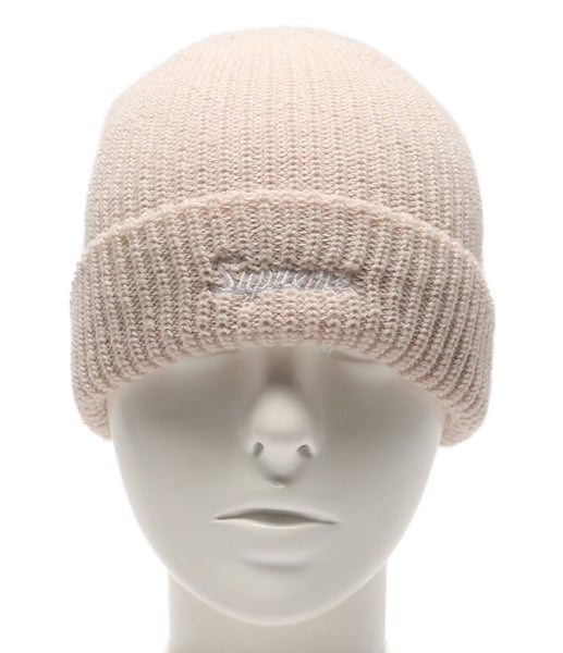 SUPREME ニット帽　ベージュ Supreme ニット帽 LOOSE GAUGE BEANIE ベージュ レディース