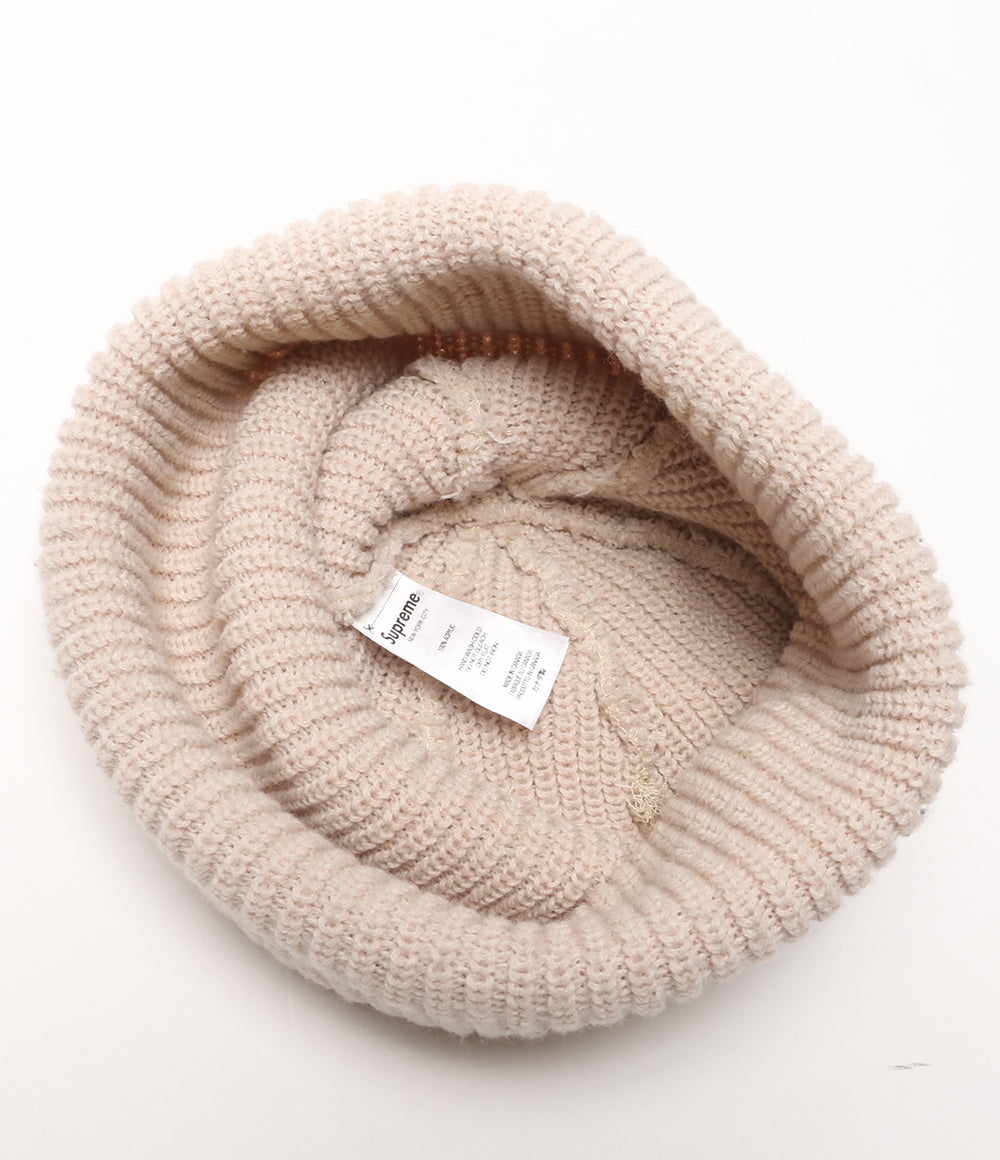 Supreme ニット帽 LOOSE GAUGE BEANIE ベージュ レディース
