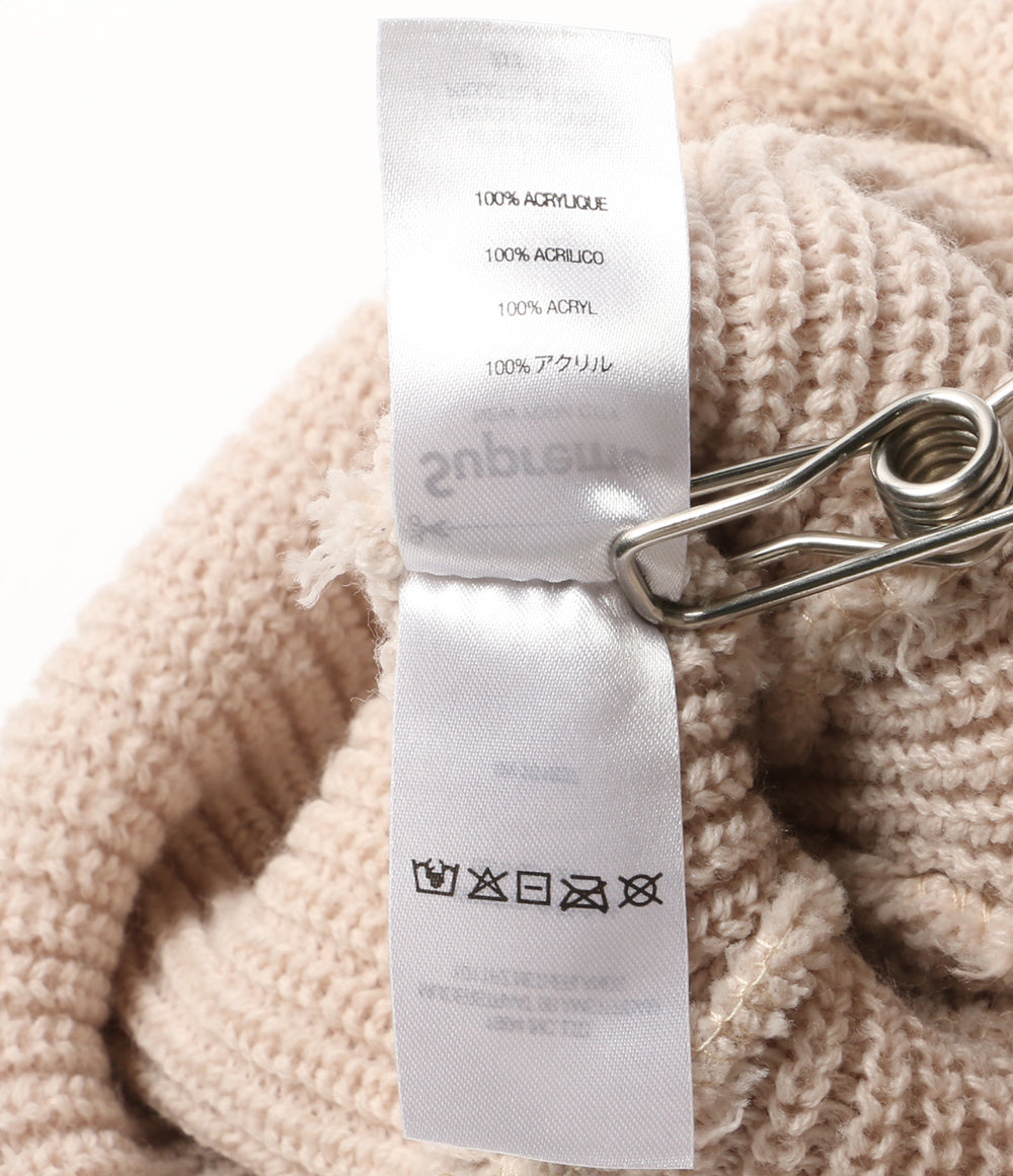 Supreme ニット帽 LOOSE GAUGE BEANIE ベージュ レディース シュプリーム