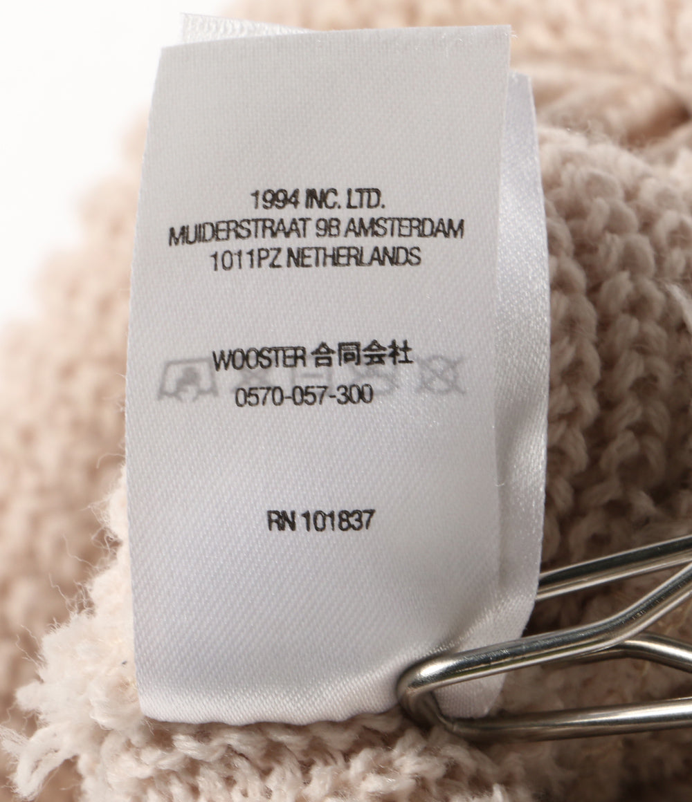 Supreme ニット帽 LOOSE GAUGE BEANIE ベージュ レディース