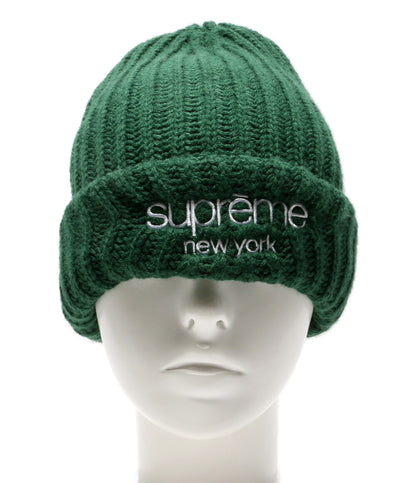 Supreme ニット帽 CLASSIC LOGO CHUNKYRIBBED メンズ シュプリーム