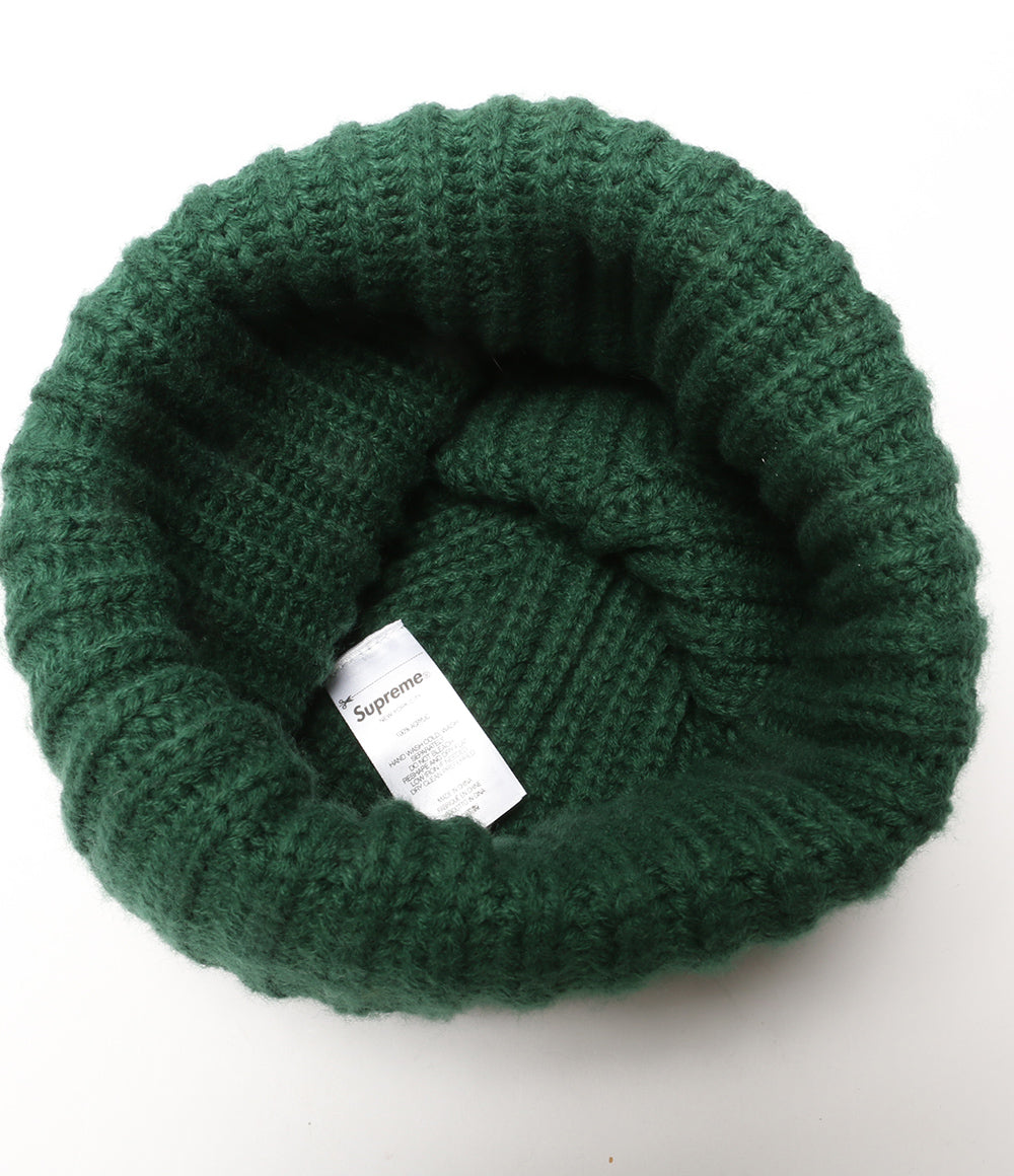 Supreme ニット帽 CLASSIC LOGO CHUNKYRIBBED メンズ シュプリーム