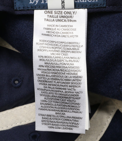 美品 POLO RALPH LAUREN アップリケド ウール ボール キャップ メンズ SIZE ONE SIZE ポロ・ラルフローレン