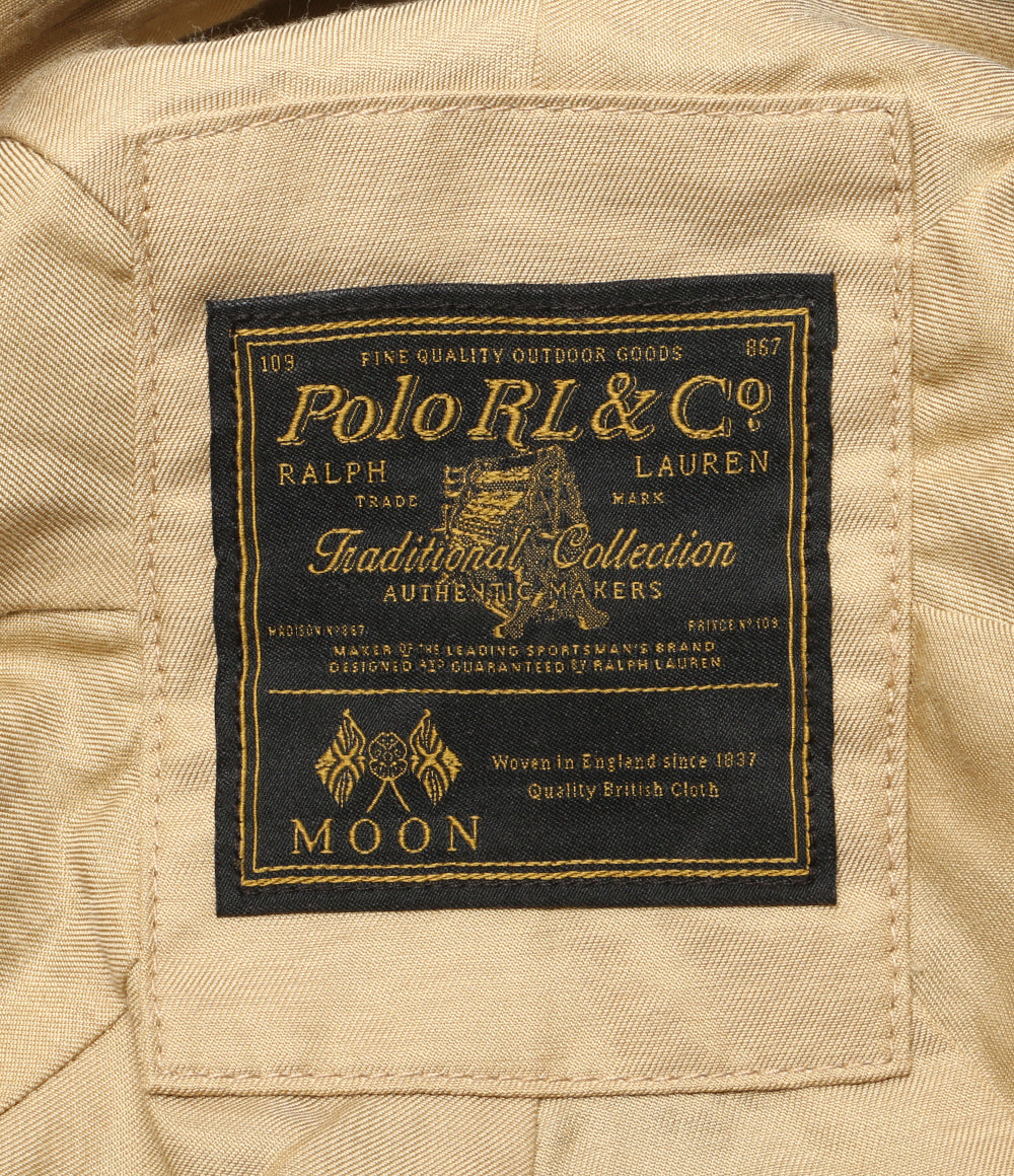 美品 POLO RALPH LAUREN キャップ MOON WOOL HUNTING HAT BROWN メンズ SIZE L/XL ポロ・ラルフローレン