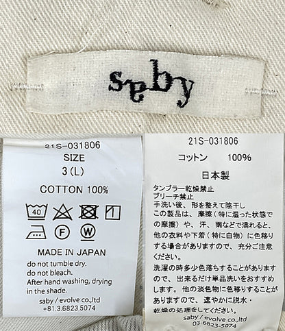 saby サバイ パンツ TUCK BAGGY 11.5oz Bingo 21S-031806 メンズ SIZE 3