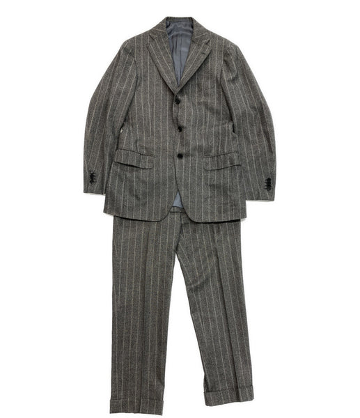 リングヂャケット RING JACKET 46 グレー ストライプ RING JACKET スーツ グレー ストライプ RT025F40C メンズ SIZE 48