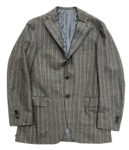 RING JACKET スーツ グレー ストライプ RT025F40C メンズ SIZE 48 リングジャケット