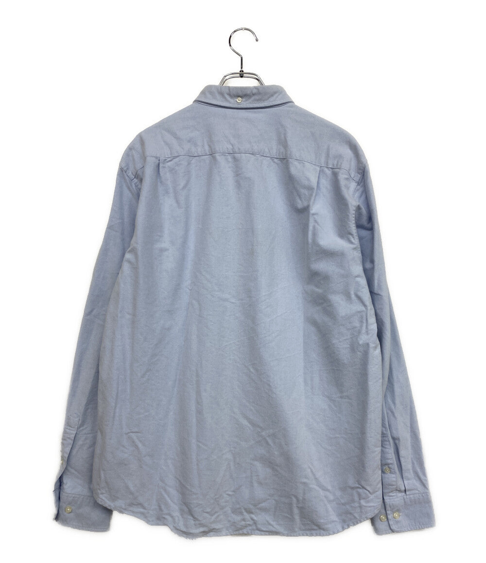 Supreme 長袖シャツ CROWN LOGO OXFORD SHIRT サックス メンズ SIZE L シュプリーム