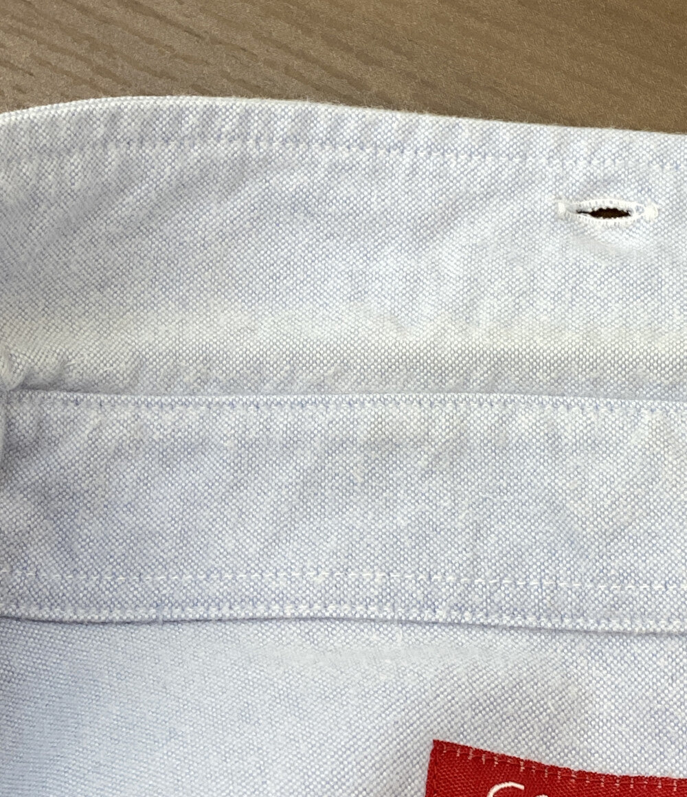 Supreme 長袖シャツ CROWN LOGO OXFORD SHIRT サックス メンズ SIZE L