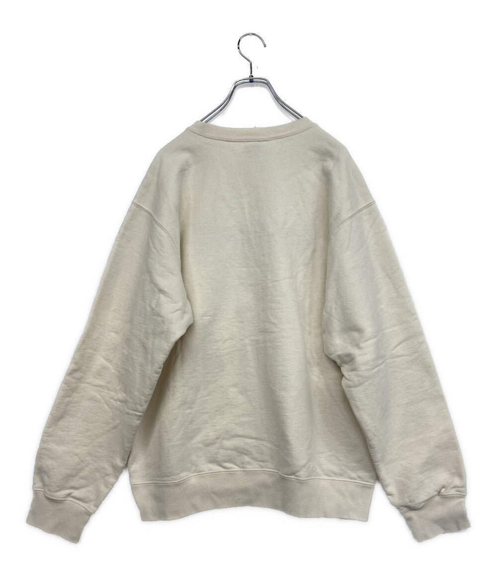 Supreme × TIMBERLAND ティンバーランド スウェット CREW NECK SWEAT ナチュラル メンズ SIZE L シュプリーム