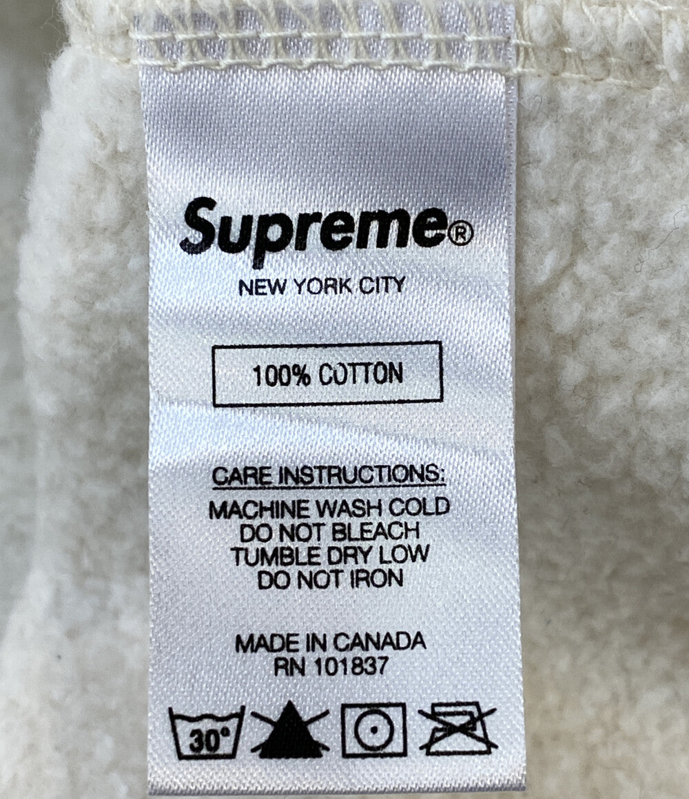 Supreme × TIMBERLAND ティンバーランド スウェット CREW NECK SWEAT ナチュラル メンズ SIZE L シュプリーム