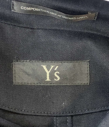 Y's コート COTTON TWILL LONG CAPE COAT YJ-C80-002 レディース SIZE 1 ワイズ