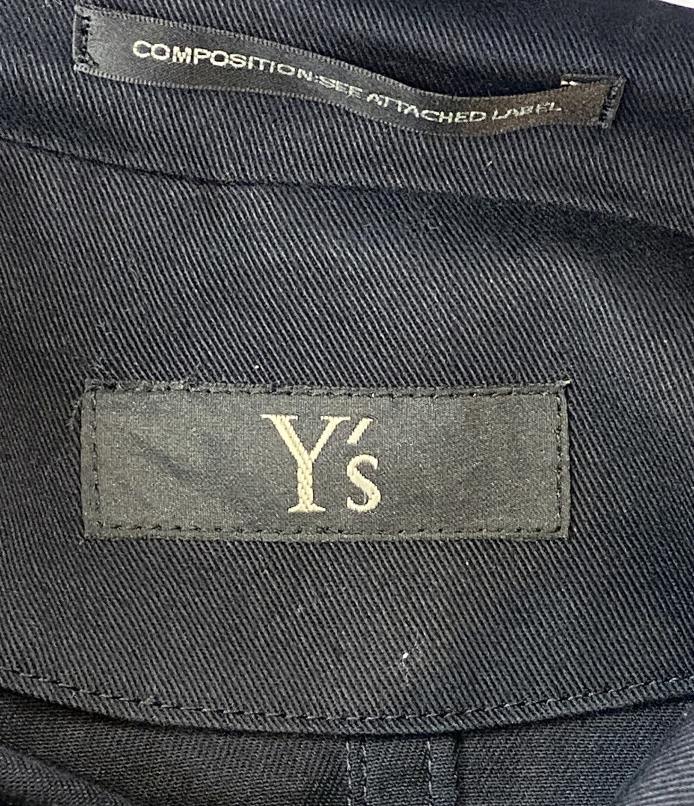 Y's コート COTTON TWILL LONG CAPE COAT YJ-C80-002 レディース SIZE