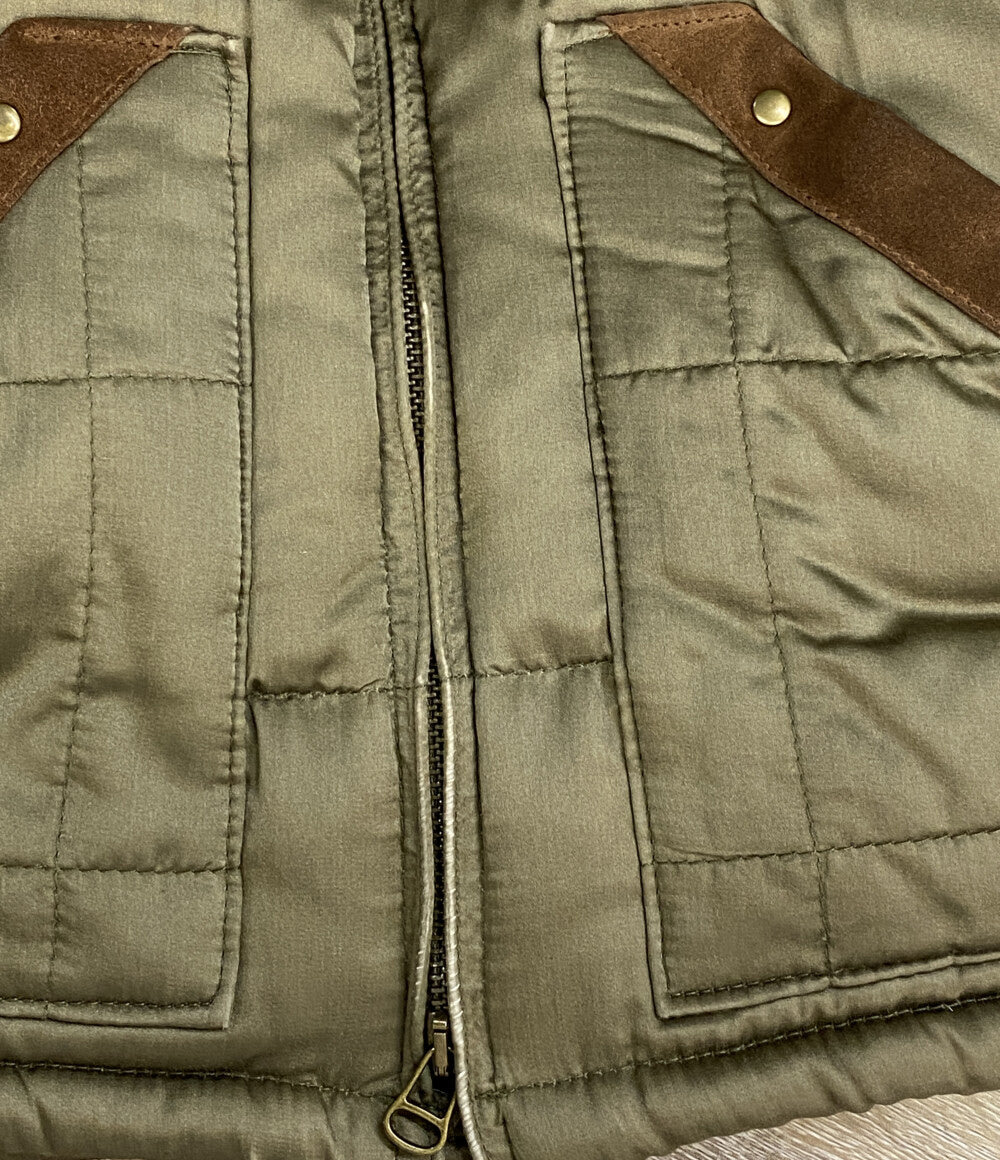 RALPH LAUREN ダウンベスト スウェード ファー レディース SIZE S ラルフローレン