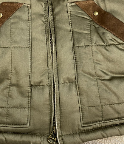 RALPH LAUREN ダウンベスト スウェード ファー レディース SIZE S ラルフローレン