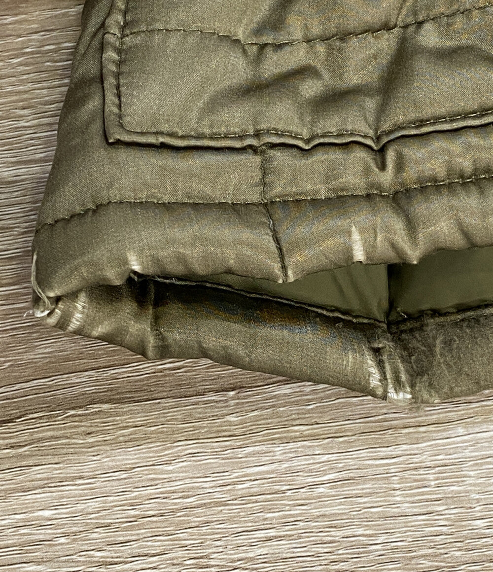 RALPH LAUREN ダウンベスト スウェード ファー レディース SIZE S ラルフローレン