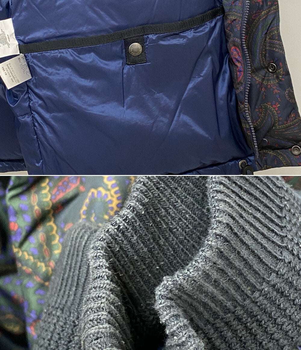 美品 POLO RALPH LAUREN ダウンジャケット ウォーターリペラント ペイズリー メンズ SIZE L ポロ・ラルフローレン