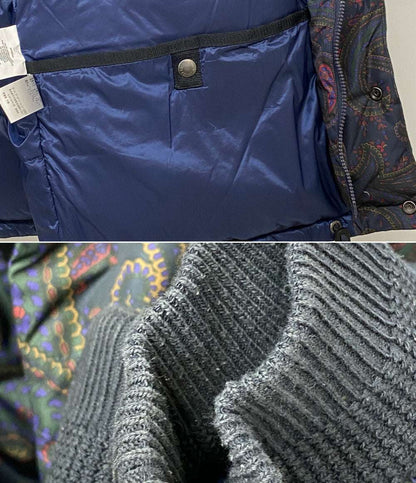 美品 POLO RALPH LAUREN ダウンジャケット ウォーターリペラント ペイズリー メンズ SIZE L ポロ・ラルフローレン