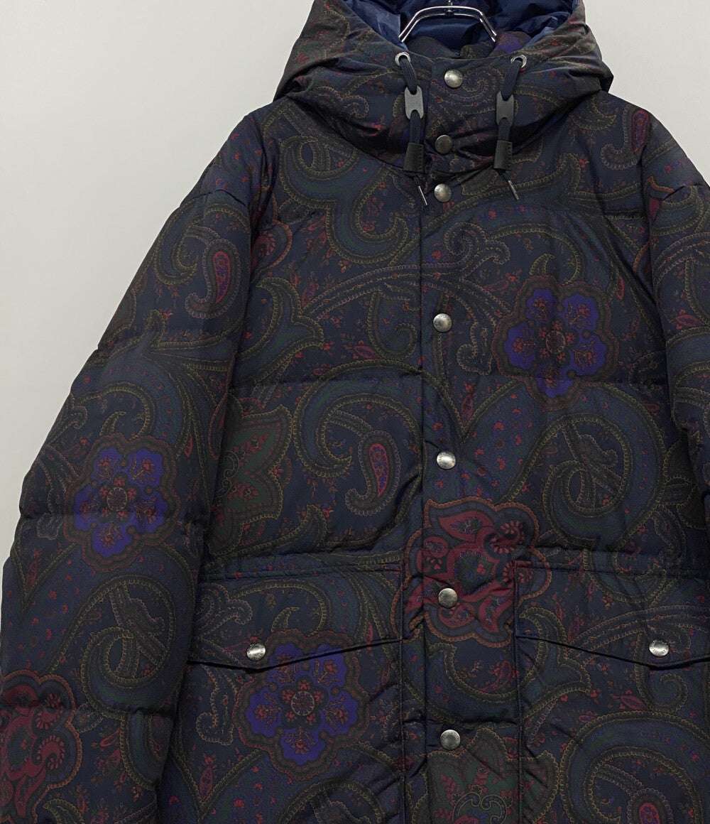 美品 POLO RALPH LAUREN ダウンジャケット ウォーターリペラント ペイズリー メンズ SIZE L ポロ・ラルフローレン