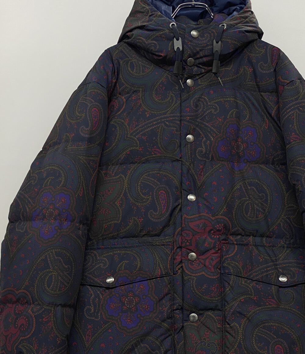 美品 POLO RALPH LAUREN ダウンジャケット ウォーターリペラント ペイズリー メンズ SIZE L ポロ・ラルフローレン