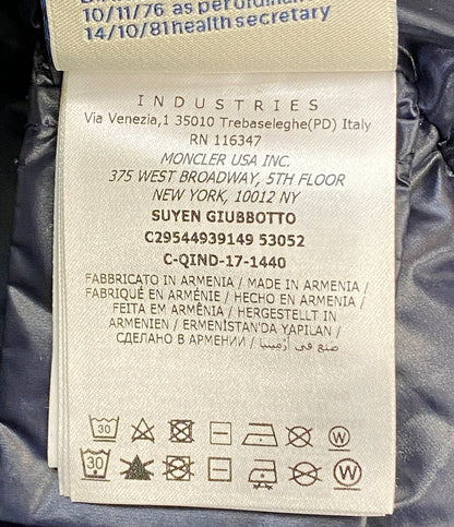 MONCLER ダウンコート SUYEN GIUBBOTTO ネイビー キッズ SIZE 8　130cm モンクレール