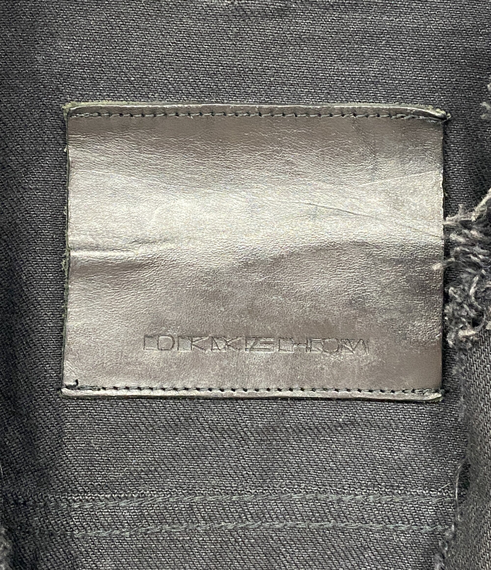 RICK OWENS DRKSHDW リック オウエンス ダークシャドウ ベスト RR02B2736-HBLKJP メンズ SIZE S
