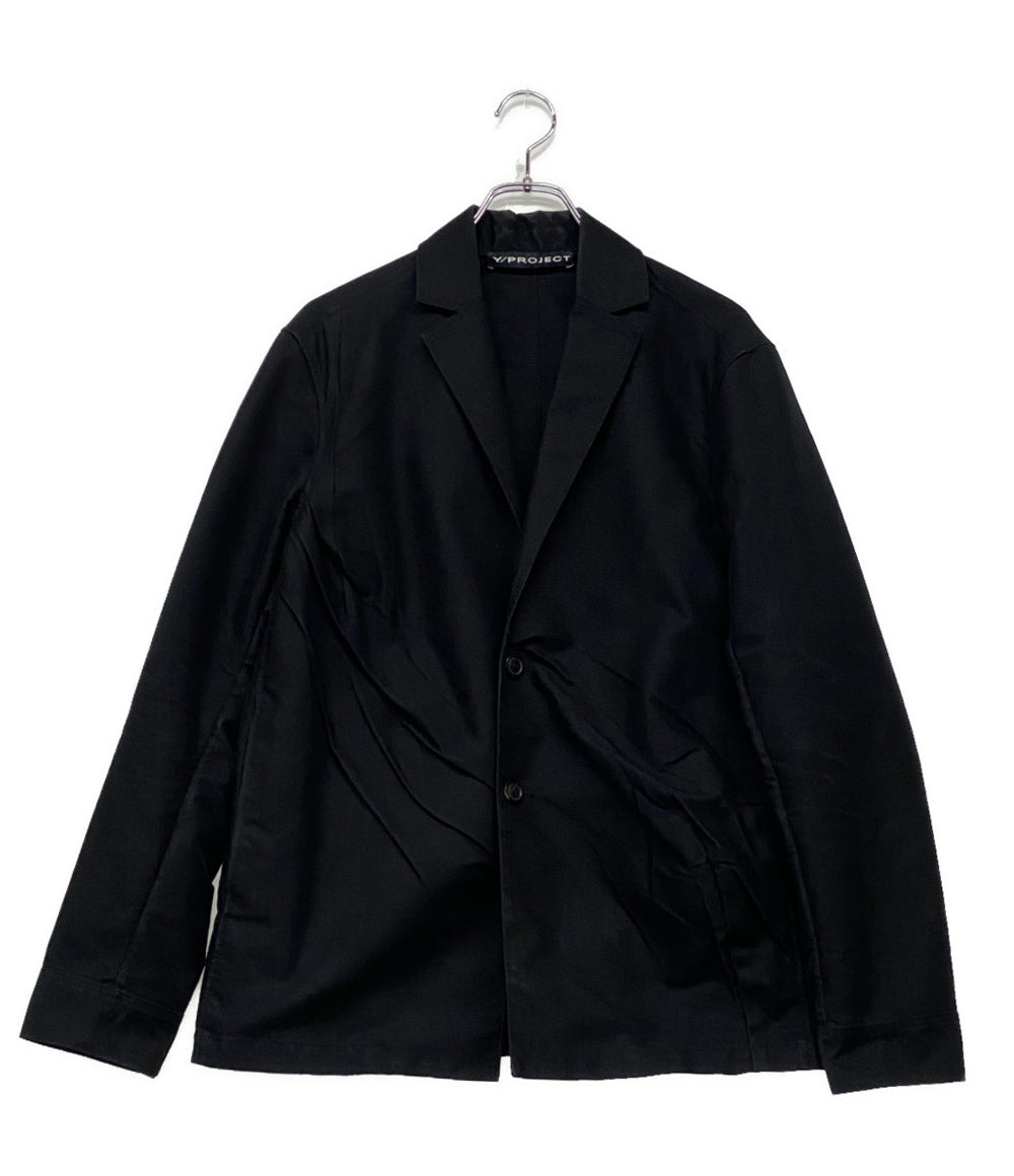 Y／PROJECT ワイプロジェクト ジャケット シワ加工 メンズ SIZE XS