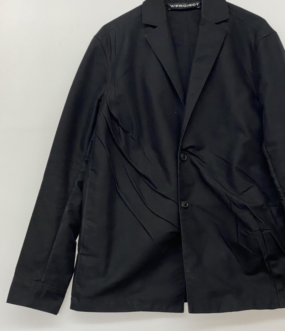 Y／PROJECT ワイプロジェクト ジャケット シワ加工 メンズ SIZE XS