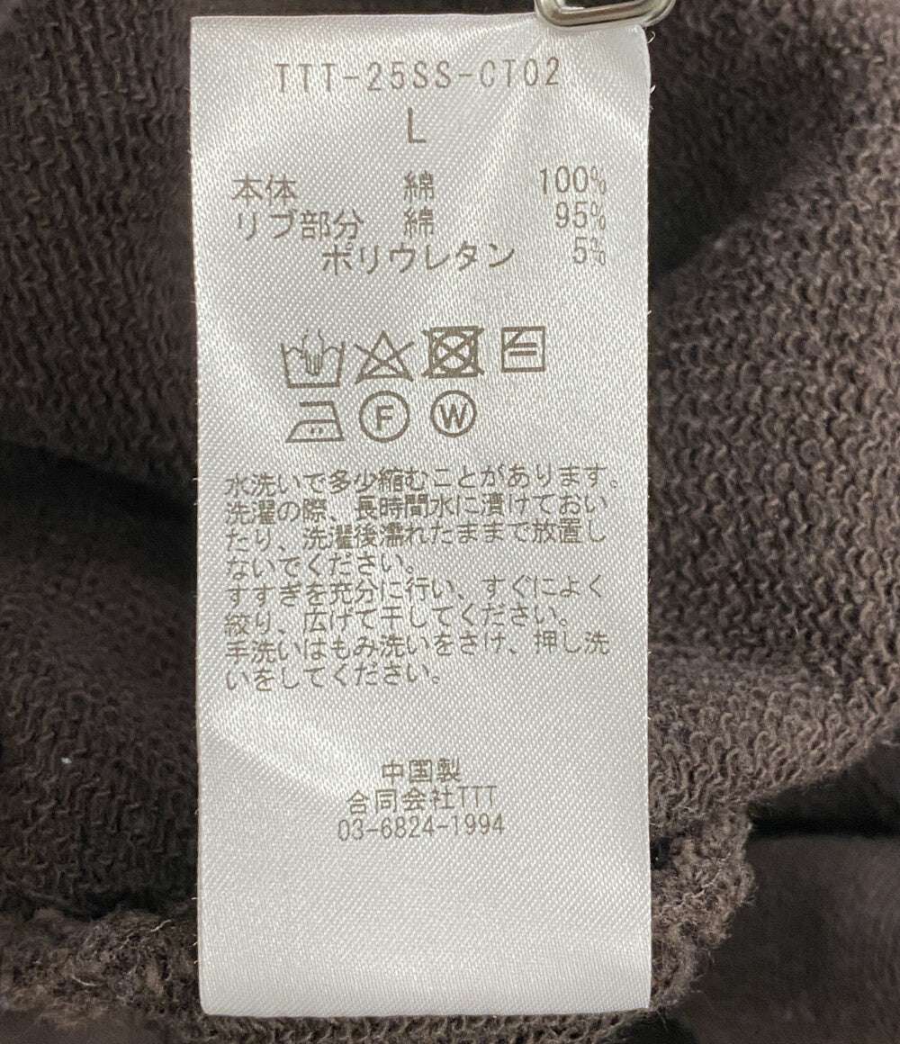 TTT MSW ティーモダンストリートウエア パーカー LOGO HOODIE BROWN メンズ SIZE L