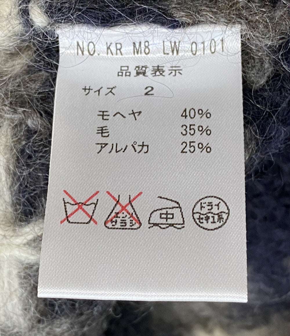 美品 BATONER バトナ― ニット モヘヤ ノルディック メンズ SIZE 2