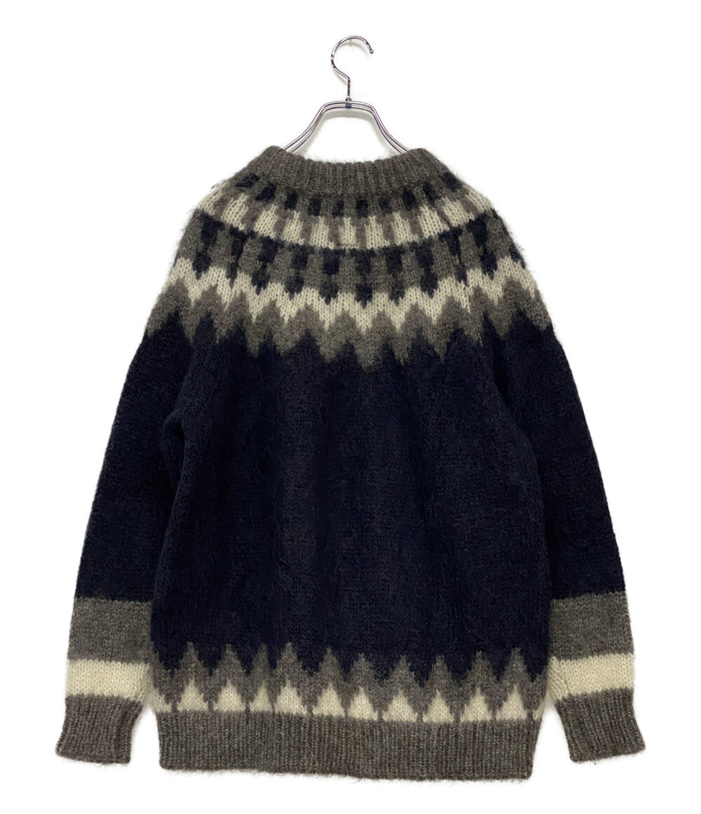 美品 BATONER バトナ― ニット モヘヤ ノルディック メンズ SIZE 2
