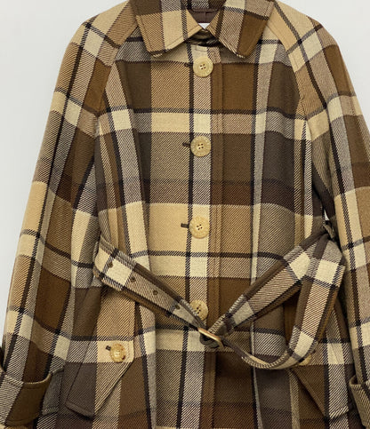 OLD ENGLAND ベルテットハーフコート レディース SIZE 36 オールドイングランド